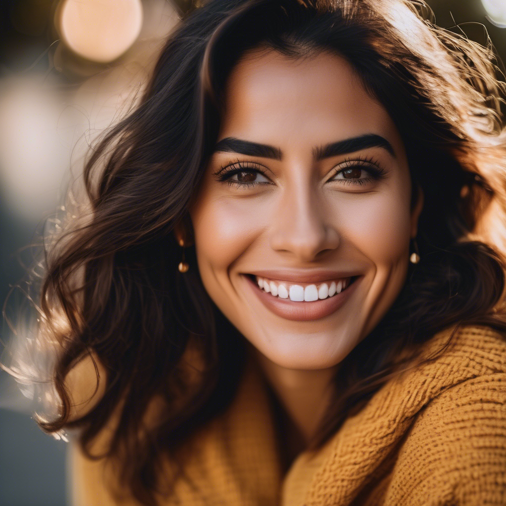 Persona chilena sonriendo en un entorno de pareja