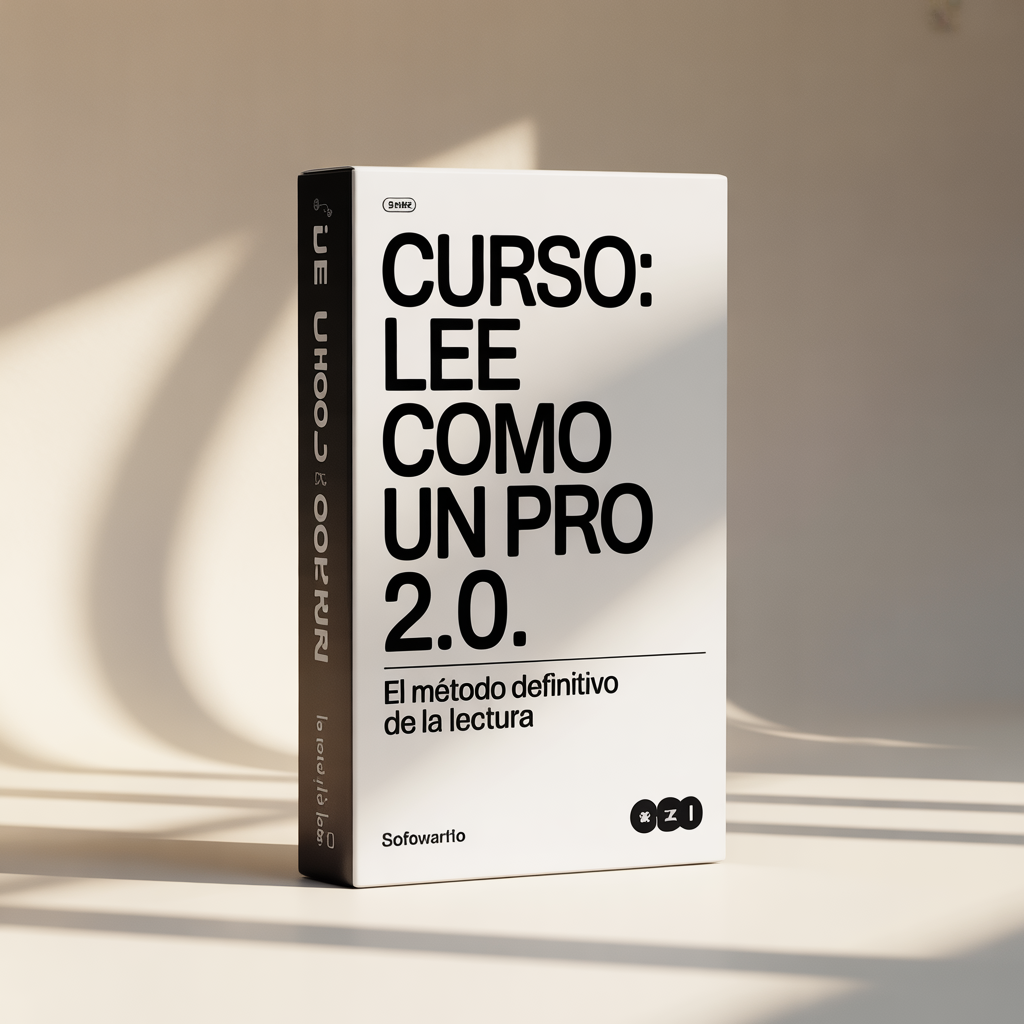Imagen del producto CURSO: LEE COMO UN PRO 2.0: El método definitivo de la lectura