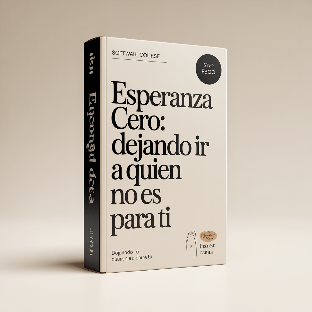 Imagen del producto ESPERANZA CERO: Dejando ir a quien no es para ti