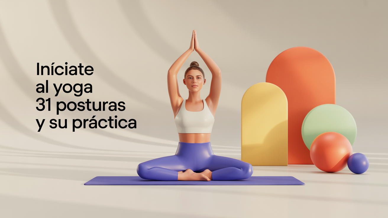 Imagen de concepto para Iníciate al Yoga 31 posturas y su práctica