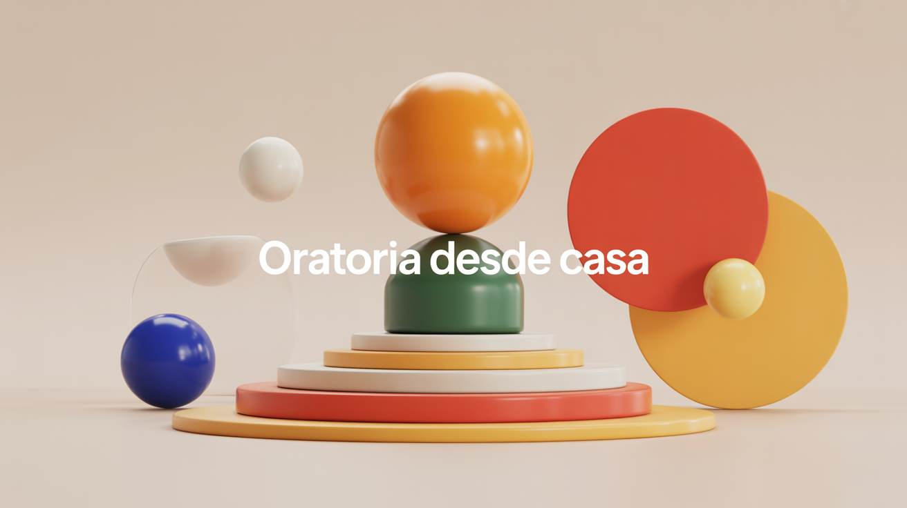 Imagen de concepto para Oratoria desde casa
