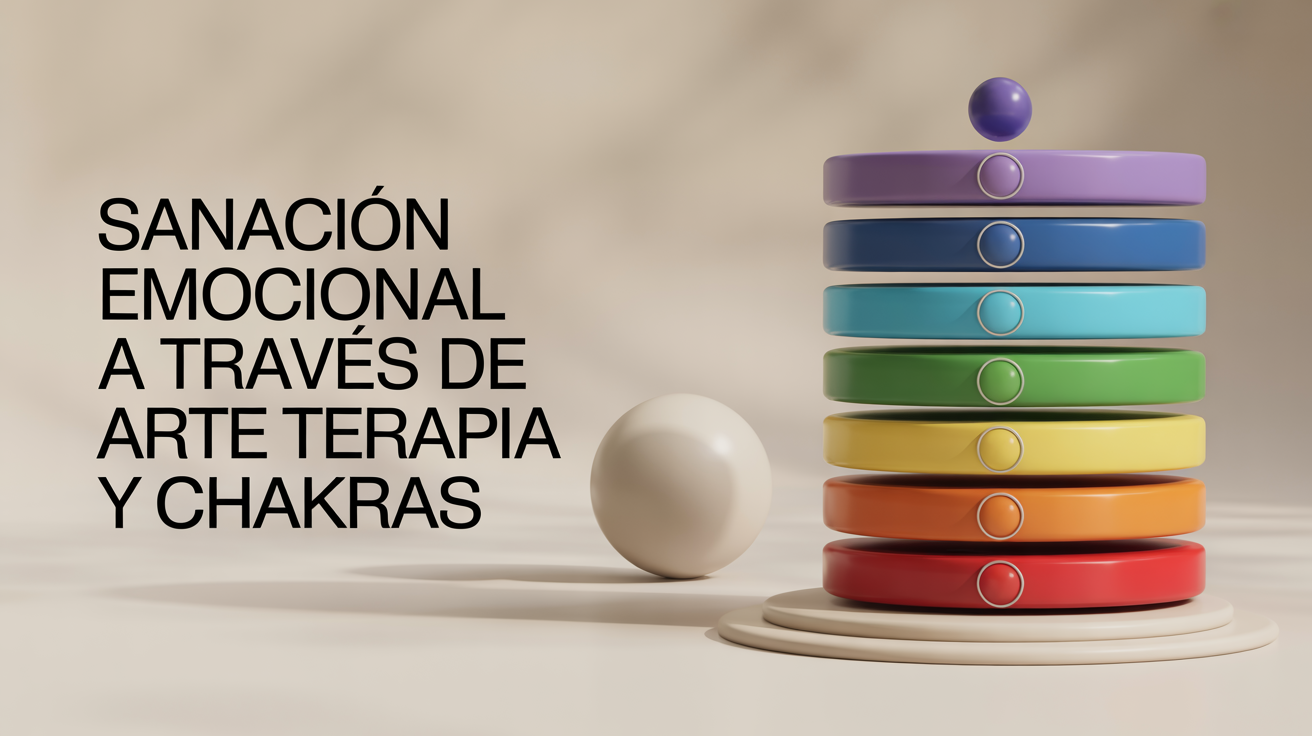 Imagen de concepto para SANACIÓN EMOCIONAL A TRAVÉS DE ARTE TERAPIA Y CHAKRAS