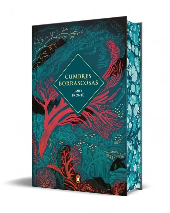Portada de Cumbres borrascosas edición especial limitada con cantos tintados