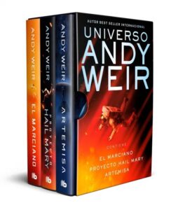 Portada del libro Universo Andy Weir - Edición Estuche