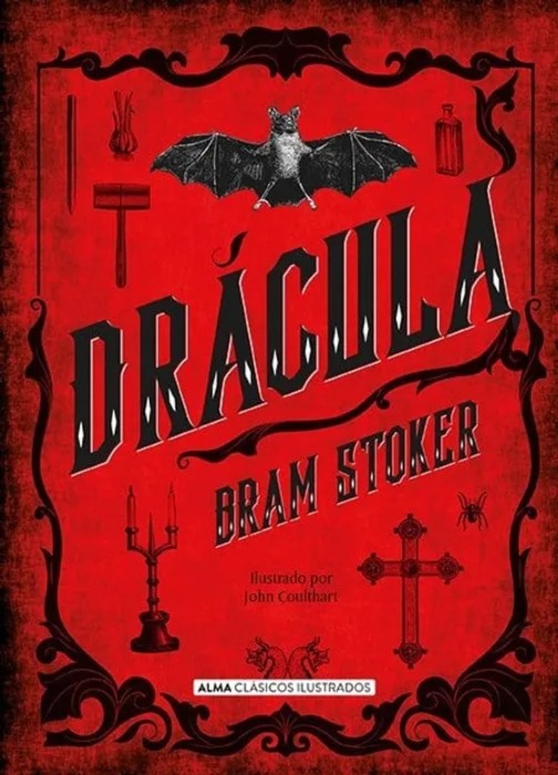 Portada del libro Drácula de Bram Stoker