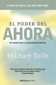 Portada de El poder del ahora de Eckhart Tolle