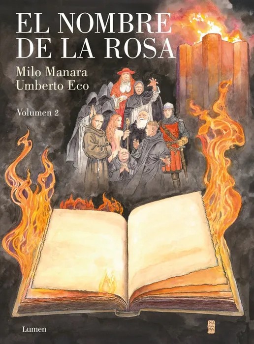 NOMBRE DE LA ROSA, EL. LA NOVELA GRAFICA (en Castellano) – Milo Manara