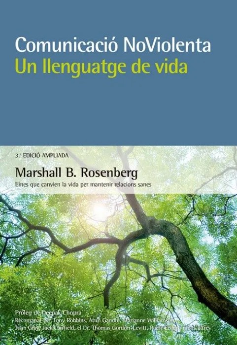 Portada del libro Comunicació no Violenta de Marshall B. Rosenberg