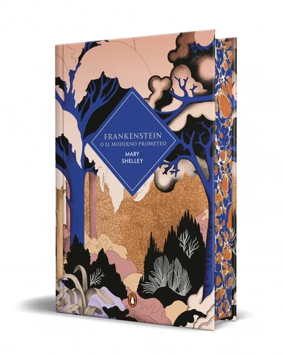 Portada del libro Frankenstein o el moderno Prometeo de Mary Shelley