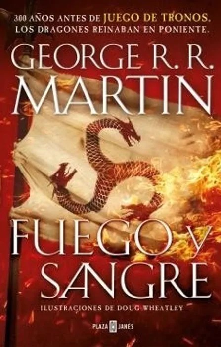 Portada del libro Fuego y Sangre de George R. R. Martin