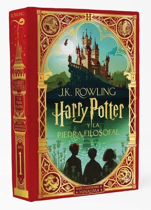 Portada del libro Harry Potter y la piedra filosofal (MinaLima)