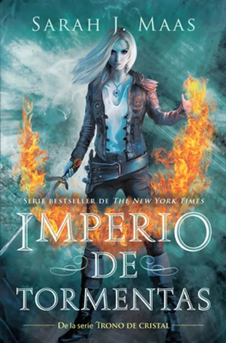 Portada de Imperio de Tormentas de Sarah J. Maas