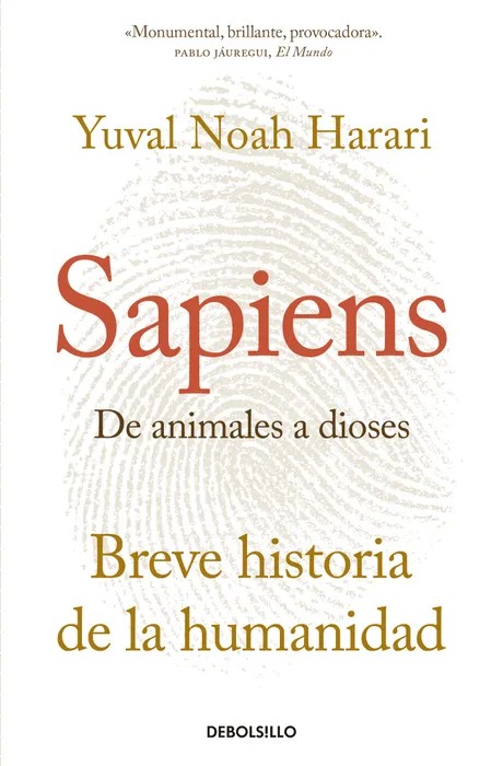 Portada del libro Sapiens de Yuval Noah Harari
