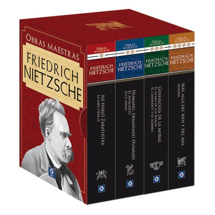 Portada del libro Friedrich Nietzsche. Obras Maestras. (4 Tomos) - Friedrich Nietzche de Friedrich Nietzche para comprar online