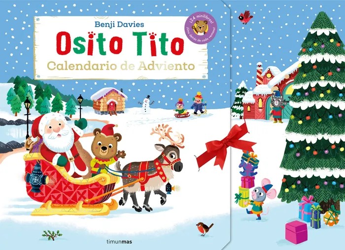 Portada del libro Osito Tito. Calendario de Adviento - Benji Davies de Benji Davies para comprar online