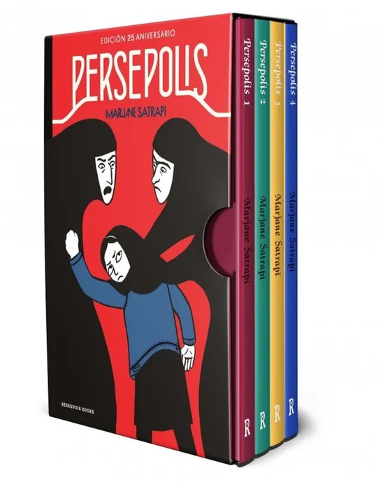 Portada del libro PERSÉPOLIS (ESTUCHE - EDICIÓN 25 ANIVERSARIO) - Marjane Satrapi de Marjane Satrapi para comprar online