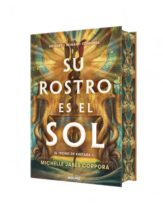 Portada del libro Su rostro es el sol (El trono de Khetara 1) - Michelle Jabès Corpora de Michelle Jabès Corpora para comprar online